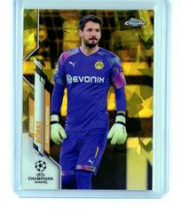 Roman Burki [Yellow] Soccer Cards 2019 Topps Chrome UEFA Champions League Sapphire Prices