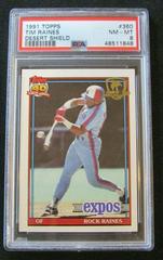 Tim Raines #360 Baseball Cards 1991 Topps Desert Shield Prices