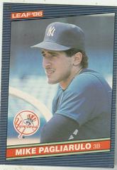 Mike Pagliarulo Baseball Cards 1986 Leaf Prices
