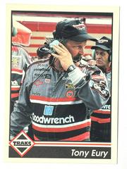 Tony Eury #168 Racing Cards 1992 Traks NASCAR Prices