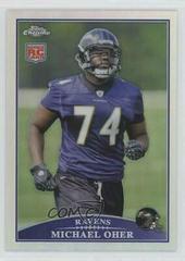 Michael Oher [Refractor] #TC122 Football Cards 2009 Topps Chrome Prices