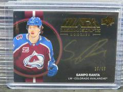 Sampo Ranta [Gold] Hockey Cards 2021 SPx Rookie Signatures Prices