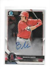 Brandon Marsh Baseball Cards 2018 Bowman Chrome Prospects Autographs Prices