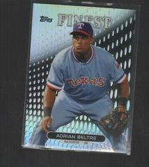 Adrian Beltre [Refractor] #5 Baseball Cards 2013 Finest Prices