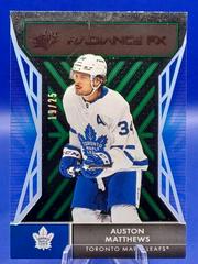 Auston Matthews [Green] #RFX-2 Hockey Cards 2021 SPx Radiance FX Prices