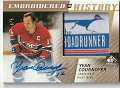 Yvan Cournoyer [Autograph] #61 Hockey Cards 2021 SP Game Used Embroidered in History Prices