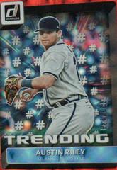 Austin Riley [Red] #T-2 Baseball Cards 2022 Panini Donruss Trending Prices