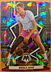 Nikola Jovic [Cracked Ice] #18 Basketball Cards 2022 Panini Chronicles Draft Picks Mosaic Prices