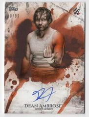Dean Ambrose [Orange] Wrestling Cards 2018 Topps WWE Undisputed Autographs Prices
