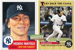 Hideki Matsui #9 Baseball Cards 2022 Topps Now Turn Back the Clock Prices