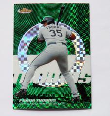 Frank Thomas [Green Xfractor] #36 Baseball Cards 2005 Finest Prices
