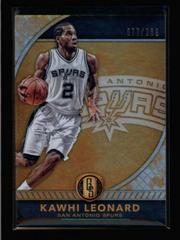 Kawhi Leonard [SP] #5 Basketball Cards 2016 Panini Gold Standard Prices