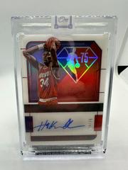 Hakeem Olajuwon [Red] #75-HOW Basketball Cards 2021 Panini One and One 75th Team Signatures Prices