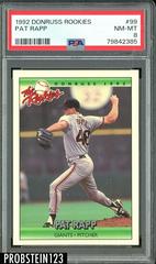 Pat Rapp #99 Baseball Cards 1992 Panini Donruss Rookies Prices