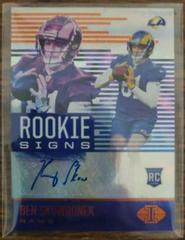 Ben Skowronek [Orange] #RS-BS Football Cards 2021 Panini Illusions Rookie Signs Autographs Prices