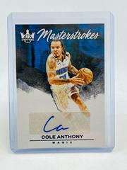 Cole Anthony [Violet] #10 Basketball Cards 2023 Panini Court Kings Masterstrokes Prices