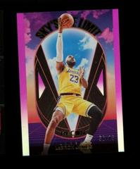 LeBron James [Purple] #3 Basketball Cards 2023 Panini Recon Sky’s the Limit Prices