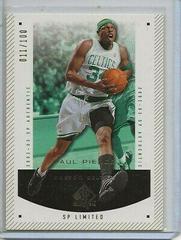 Paul Pierce  SP Limited Basketball Cards 2002 SP Authentic Prices