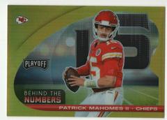 Patrick Mahomes II [Gold] #BTN-PMA Football Cards 2021 Panini Playoff Behind the Numbers Prices