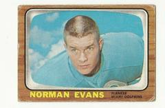 Norman Evans #77 Football Cards 1966 Topps Prices