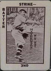 Christy Mathewson Baseball Cards 1913 National Game Prices