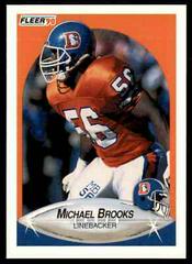 Michael Brooks #20 Football Cards 1990 Fleer Prices