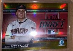 Ivan Melendez [Gold] Baseball Cards 2022 Bowman Draft Night Prices