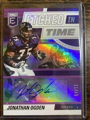 Jonathan Ogden #ET-JO Football Cards 2022 Panini Donruss Elite Etched in Time Signatures Prices