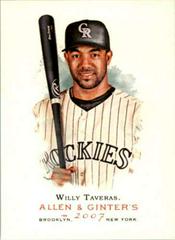 Willy Taveras #153 Baseball Cards 2007 Topps Allen & Ginter Prices