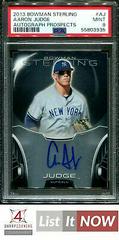 Aaron Judge Baseball Cards 2013 Bowman Sterling Autograph Prospects Prices