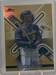 Andrew McCutchen [Gold Refractor] #92 Baseball Cards 2018 Topps Finest Prices