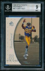 Torry Holt [Excitement] #96 Football Cards 1999 SP Authentic Prices