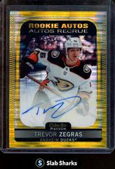 Trevor Zegras [Seismic Gold] #R-TZ Hockey Cards 2021 O-Pee-Chee Rookie Autographs Prices