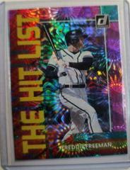 Freddie Freeman [Red] #THL-7 Baseball Cards 2022 Panini Donruss The Hit List Prices