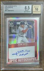 Juan Soto [Holo] Baseball Cards 2021 Panini Donruss Optic Autographs Prices