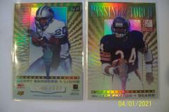 Walter Payton, Barry Sanders Football Cards 1999 Panini Donruss Elite Passing the Torch Prices