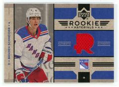 Braden Schneider [Patch] Hockey Cards 2022 Upper Deck Rookie Materials Retro Prices
