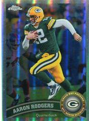 Aaron Rodgers [Refractor] #100 Football Cards 2011 Topps Chrome Prices