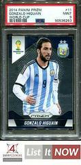 Gonzalo Higuain #11 Soccer Cards 2014 Panini Prizm World Cup Prices