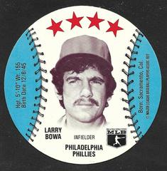 Larry Bowa Baseball Cards 1977 Chilly Willee Discs Prices