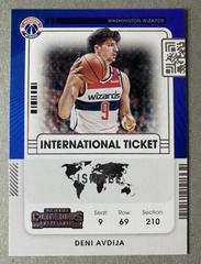 Deni Avdija Basketball Cards 2021 Panini Contenders International Ticket Prices