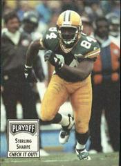 Sterling Sharpe Football Cards 1993 Playoff Contenders Prices