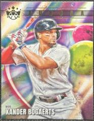 Xander Bogaerts #AU-6 Baseball Cards 2022 Panini Diamond Kings Aurora Prices