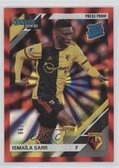 Ismaila Sarr [Donruss Premier League Press Proof Red Laser] Soccer Cards 2019 Panini Chronicles Prices