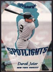 Derek Jeter [Metallic Blue] #163 Baseball Cards 2000 Topps Stars Prices