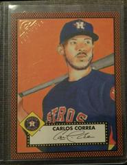 Carlos Correa [Orange] #H-23 Baseball Cards 2018 Topps Gallery Heritage Prices