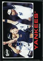 Yankees [Team Checklist] Baseball Cards 2002 Upper Deck Vintage Prices