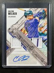 Colton Welker #DMS-CW Baseball Cards 2022 Panini Diamond Kings DK Materials Signatures Prices