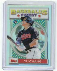 Yu Chang [Refractor] #5 Baseball Cards 2020 Topps Finest Flashbacks Prices