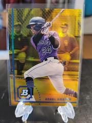 Adael Amador [Yellow] #BHPC-51 Baseball Cards 2022 Bowman Heritage Chrome Prospects Prices